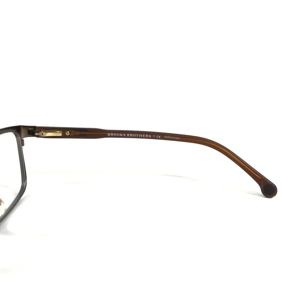 Brooks Brothers Eyeglasses Frames BB1031 1664 Brown Rectangular 53-17-140